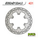 Ng передній гальмівний диск yamaha tzr 50, t-max 500, tzr 50`00-05, xp 500 t-max`01-03 (282x132x4)