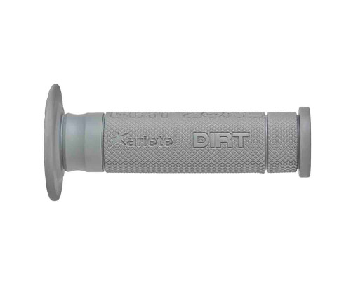Ariete off road grips dirt zone grip soft (yamaha tenere 700) (135 мм) з отвором колір світло-сірий