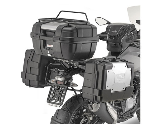 Kappa, Стелаж Бічні футляри Monokey, для BMW G 310 GS (17-19), під Kufry Monokey Retro-Fit K-Venture Alu та K'Mission Alu, Чорний