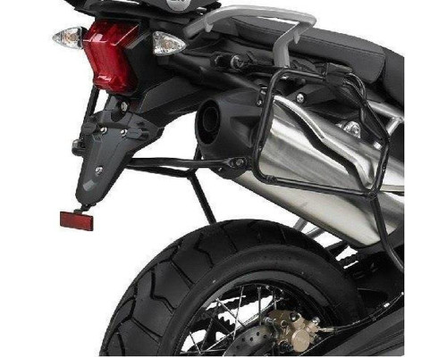 Kappa, Стелаж Бічні футляри, Система Швидкого Монтажу Monokey, Triumph Tiger 800/800 XC/800 XR (11-17), Чорний