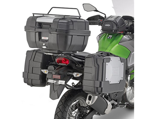 Kappa, Стелаж Бічні футляри Monokey, Кріплення для Бокових Кофрів, Kawasaki Versys X 300 (17-19), Алюміній