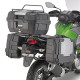 Kappa, Стелаж Бічні футляри Monokey, Кріплення для Бокових Кофрів, Kawasaki Versys X 300 (17-19), Алюміній