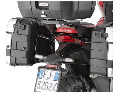 Kappa, Стелаж Бічні футляри Monokey, Кріплення для Бокових Кофрів, HONDA X-ADV 750 (17-19), Алюміній