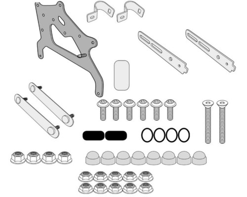 Kappa KS250 Кріплення для ящика інструментів до стійки KL5108CAM Чорний