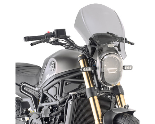 Givi монтаж szyby Benelli Leoncino 800 2022 кріплення вітрового скла алюміній/чорний/прозорий 100AL/ALB/140A/S