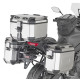 Kappa, Стелаж Бічні футляри Monokey, для YAMAHA Tracer 9 '21, під Monokey Retro-Fit K-Venture Alu та K'Mission Alu, Чорний