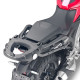 Kappa, Стелаж для центрального кофра, HONDA NC 750X (21-), без плити, чорний