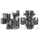 Kappa, Стелаж Бічні футляри Monokey Cam Side, Кріплення для Бокових Кофрів, HONDA CB 500 X (2019-2020), Алюміній