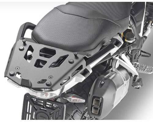 Kappa, Стелаж для центрального кофра, BMW R 1200GS (13-18), R 1250GS (19-20), алюмінієвий Monokey, чорний
