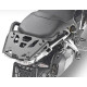 Kappa, Стелаж для центрального кофра, BMW R 1200GS (13-18), R 1250GS (19-20), алюмінієвий Monokey, чорний