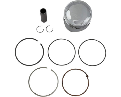 Wiseco поршень honda xl 250r '84-87, xr 250r '84-85 10.5:1 радіальна головка (4v) (діам. циліндра 75.50мм) (кільця 2973xg) (8792d050)
