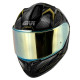 Givi 50.9 Enigma інтегральний шолом з блендою M чорний з золотою графікою