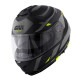 Givi helmet x.21 evo number - щелепний шолом з козирком - матовий чорний з графікою розмір m / 58