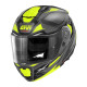Givi helmet x.27 sector - щелепний шолом з козирком - сірий з рожевим графічним зображенням розмір xs / 54