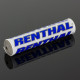 Губка для керма renthal sx pad (240 мм), колір білий/синій з логотипом renthal