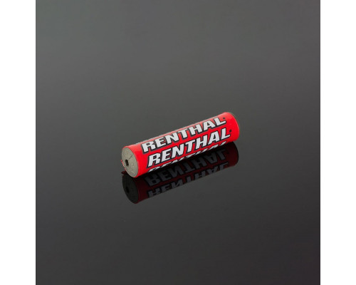 Губка на кермо renthal mini sx pad (180 мм) червона з логотипом renthal