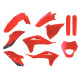 Пластиковий комплект polisport gas gas ec/ec-f '21-'23, включаючи чохли амортизаторів (8398600016), колір червоний