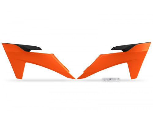 Заглушки радіаторів UFO ktm sx/sxf(sx-f) 125/250/300/350/450f 2023 колір помаранчевий