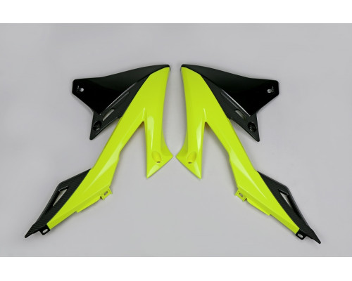 Ковпачки радіатора UFO suzuki rmz 250 '19-'23, rmz 450 '18-'23 fluo жовтий
