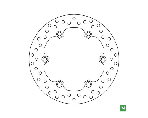 Newfren задній гальмівний диск HONDA nss 125/250/300 forza '08-'19
