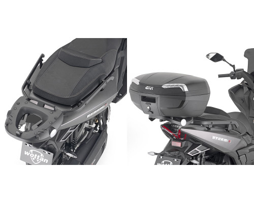 Givi Storm S 300 Стійка для центрального кофра Без плити 22 Чорний