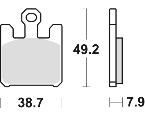 Тормозні колодки trw lucas kh369 sinter street kawasaki zx6rr 03-06, zx6r 636 03-06 передні (акція)