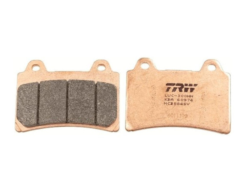 Гальмівні колодки trw lucas zf kh123 sinter street yamaha fzr 750/1000 genesis '86-'88, trx 850 '96-'99, fj 1200 '91-'95, xjr 1200 '96-'98, xvz 1300 royal star '96-'01, xvz 1300 venture royal ' 86-92 фронт