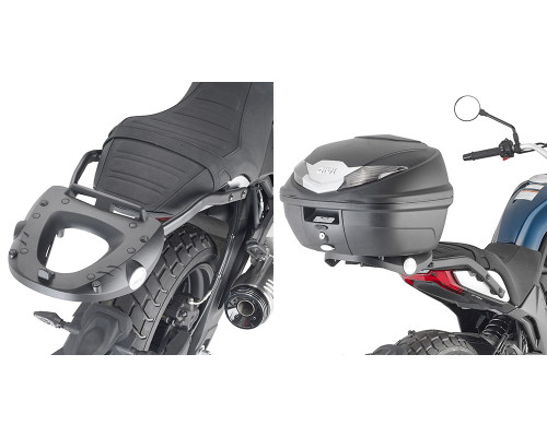 Givi, Стелаж kufra центрального Monolock, для CFMoto 700 CL-X, 2021-2022, чорний
