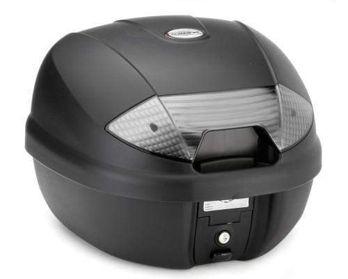 Kappa K30NT центральний кофр Monolock 30л з білими відбивачами чорний