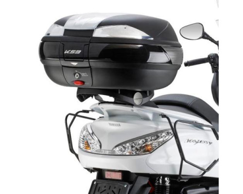 Kappa, Стелаж для центрального кофра, YAMAHA MajesЗАДНІ400 (04-14), з пластиною Monokey, чорний