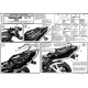 Kappa FZS 600 Fazer Стійка для центрального кофра Без плити Чорний