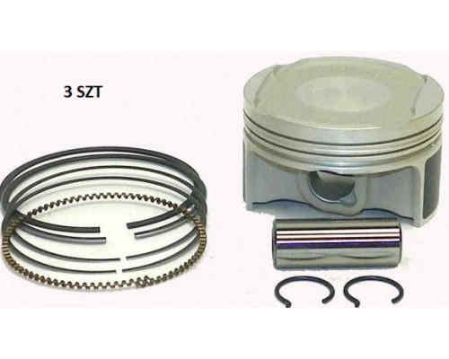 Wossner komplet поршень?w sea doo spark ace '14-'19 (4t) (+0,50mm=74,50mm) (поршень 74,44mm) (3szt) (sworze? 17mm) (поршень sea doo) 11.0:1