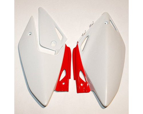 Задні боковини UFO HONDA crf 250x '04-17 колір oem (білий/червоний)