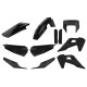 Polisport full kit husqvarna te/fe tpi '20-'23 кришка фари (8668700002) та кришка амортизатора (8398900002) чорні