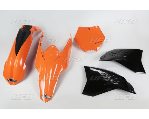 Пластиковий набір UFO ktm sx/sxf '07-'10 колір oem (помаранчевий/чорний) (kt506e999) (kt506e999)
