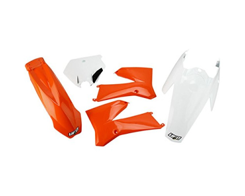Набір пластикових деталей UFO ktm sx 85 '06-'12 oem кольори '11-'12 (помаранчевий/білий) (kt508e999) (kt508e999)