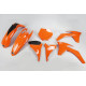 Пластиковий набір UFO ktm sxf '11-'12, sx '12, колір помаранчевий (kt510e127)