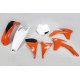 Пластиковий набір UFO ktm sxf '11-'12, sx '12, колір oem (помаранчевий/білий) (kt510e999) (kt510e999)