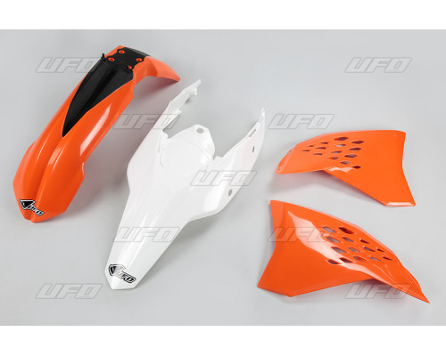 Набір пластиковий UFO ktm exc '11 колір oem (помаранчевий/білий) (kt512e999) (kt512e999)