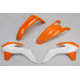 Набір пластиковий UFO ktm exc '14-'16, колір oem '15-'16 (помаранчевий/білий) (kt516e999w) (kt516e999w)