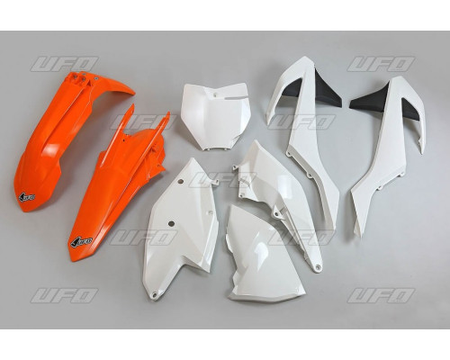 Набір пластикових UFO ktm sx/sxf '16-'18 (крім sx 250 '16), колір oem '17 (помаранчевий/білий) (kt517e999k) (kt517e999k)