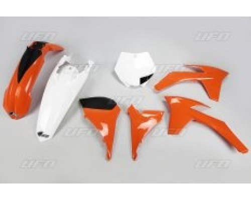 Пластиковий набір UFO ktm sx/sxf '16-'18 колір oem '17 (помаранчевий/білий) (kt517e999x) (kt517e999x)
