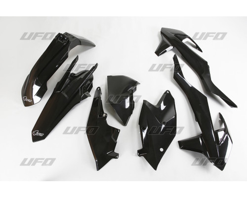 Пластиковий набір UFO ktm exc/exc-f tpi '17-'19, колір чорний (kt518e001)