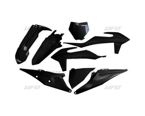 Набір пластикових UFO ktm sx 125/150/250 '19-'22, sxf (sx-f) 250/350/450 '19-'22, колір чорний (kt522e001)