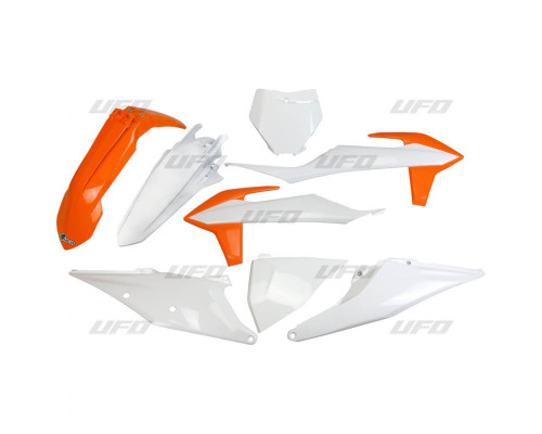 Набір пластикових деталей UFO ktm sx 125/150/250 '19-'22, sxf (sx-f) 250/350/450 '19-'22, колір oem (помаранчевий/білий) (kt522e999) (kt522e999)