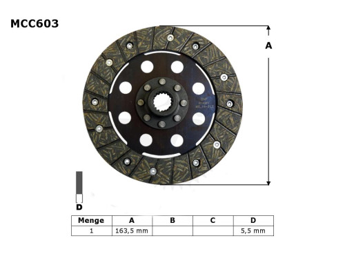 ДИСК ЗЧЕПЛЕННЯ TRW LUCAS BMW K 75 C / RT / S 85-96, (EBS6604)