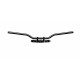 Сталеве кермо trw lucas 25.4 мм speedfighter чорного кольору (з канавками для кабелю)