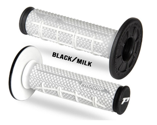 Манжети progrip pg802 (22+25мм, довжина 115мм), колір чорний/білий (двокомпонентні) (802-395)