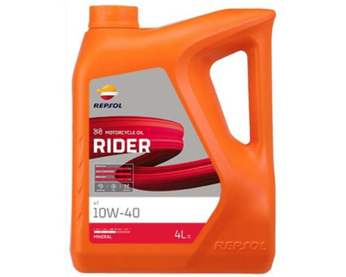 Repsol моторне масло rider 4t 10w40 4l ma2 mineral (5) заміняє rp165n54