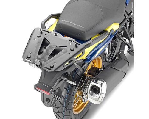 Kappa, Стелаж для центрального кофра, Suzuki V-Strom 800DE '23, без плити, чорний